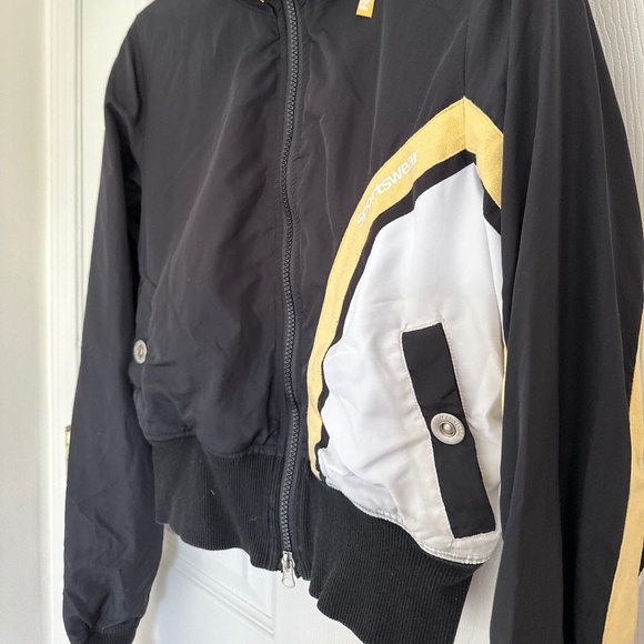 Black Windbreaker Jacket, Sportswear, Size XS - Picture 6 of 8